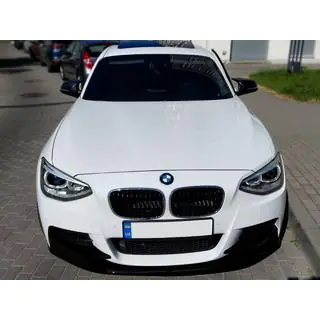 Front lip splitter DPT V-1 (til M Performance, blank sort, 2 stk.)