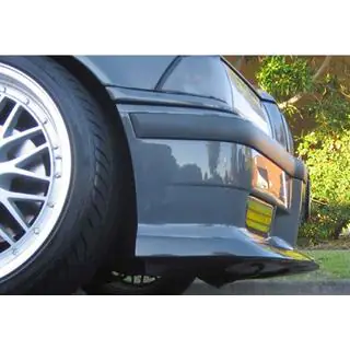 DPT front lip splitter (til M3, blank sort) foto 2