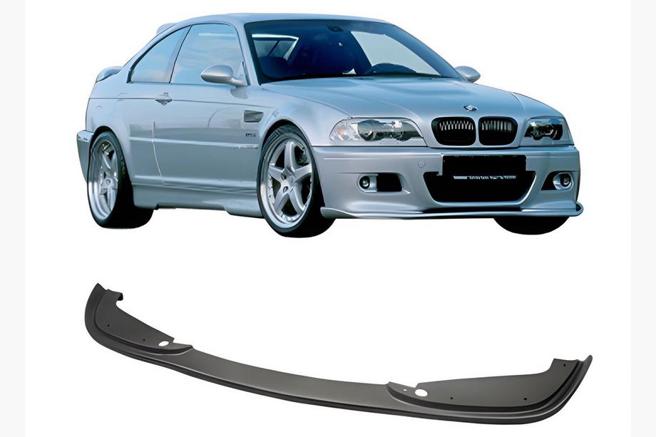 BMW 3-serie E46 1998–2006 DPT frontlæbe til kofanger (til Hamman, blank sort) Foto 1