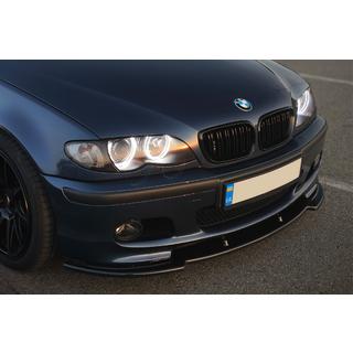 DPT V-1 frontlip (til M Sport, sort højglans) BMW 3-serie E46 1998–2006 foto 1