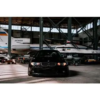 Front lipspoiler DPT V-2 (til M Sport, blank sort) foto 4