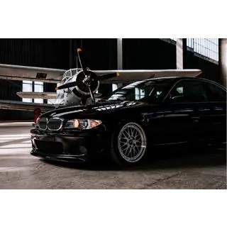 Front lipspoiler DPT V-2 (til M Sport, blank sort)