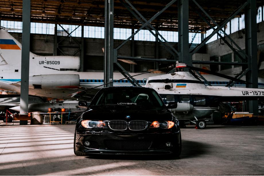 BMW 3-serie E46 1998–2006 Front lipspoiler DPT V-2 (til M Sport, blank sort) Foto 4