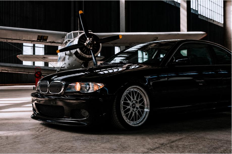 BMW 3-serie E46 1998–2006 Front lipspoiler DPT V-2 (til M Sport, blank sort) Foto 1