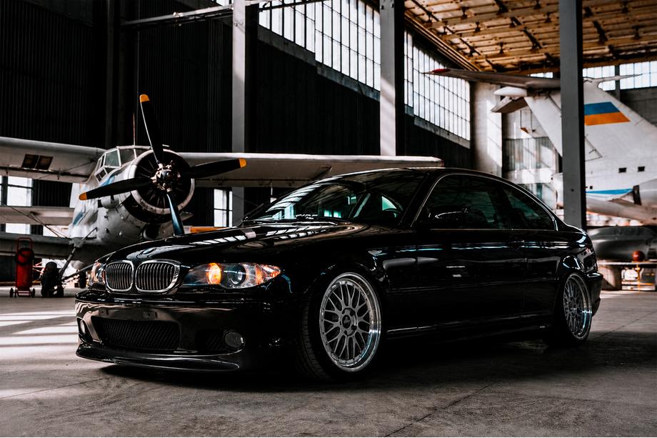 BMW 3-serie E46 1998–2006 Front lipspoiler DPT V-2 (til M Sport, blank sort) Foto 3