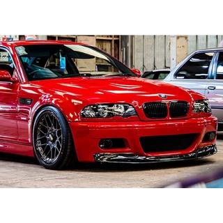 DPT front lip splitter (til M3, blank sort) foto 1