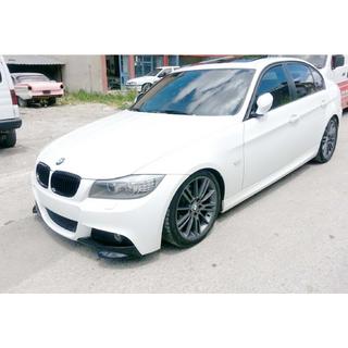 Front splitter-flaps DPT (til E90 M-Sport 2008-2011, blank sort, 2 stk) foto 2