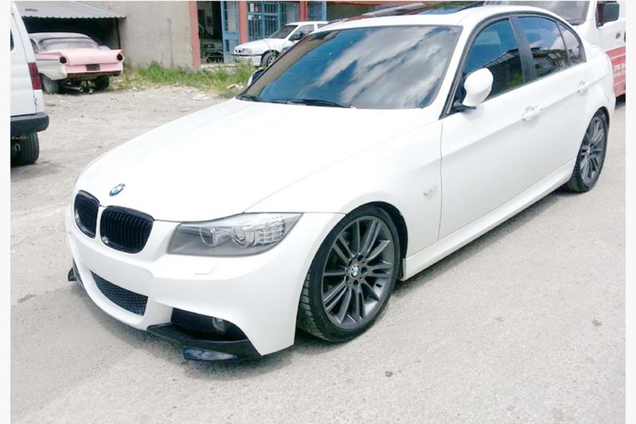 BMW 3-serie E90/E91 2005–2011 Front splitter-flaps DPT (til E90 M-Sport 2008-2011, blank sort, 2 stk) Foto 2