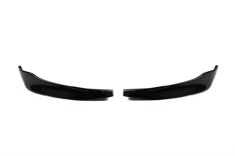 BMW 3-serie E90/E91 2005–2011 Forreste flap-læbe DPT (til E90 Base 2005-2008, blank sort, 2 stk.) Foto 2