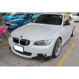 DPT front læbesplitter (til M-Sport 2006-2010, blank sort) BMW 3-serie E92/E93 2006–2013 foto 2