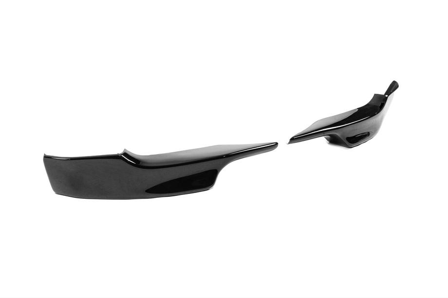 BMW 3-serie E92/E93 2006–2013 DPT front læbesplitter (til M-Sport 2006-2010, blank sort) Foto 4