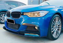 BMW 3-serie F30/F31 2012–2019 DPT front lip-splitter (til M Performance, sort højglans) foto 3