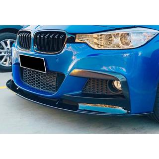 DPT front lip-splitter (til M Performance, sort højglans) BMW 3-serie F30/F31 2012–2019 foto 1