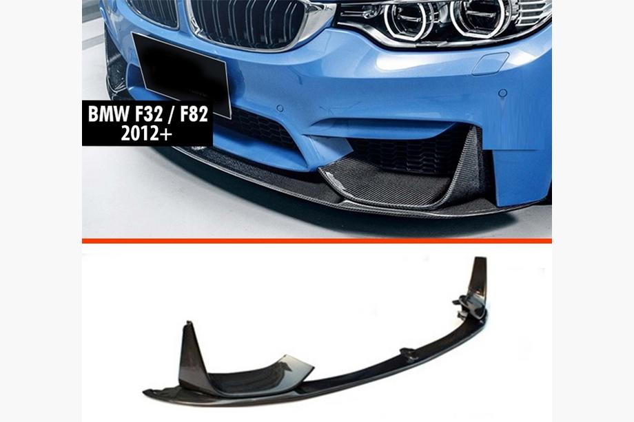 BMW 3-serie F30/F31 2012–2019 Frontlæbe DPT V-3 (til M3 F80, blank sort) Image
