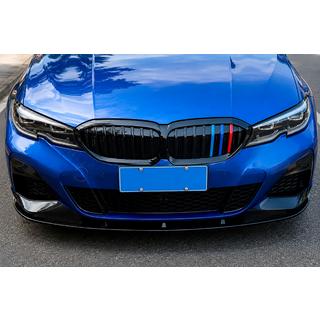 Front lip-splitter DPT V-2 (til M Technic, blank sort) BMW 3-serie G20/G21 2018– foto 2