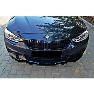 Frontlip DPT V-2 (til M-Sport, blank sort) BMW 4-serie F32/F33/F36 2012–2020 foto 3