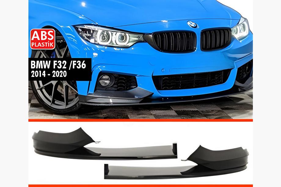 BMW 4-serie F32/F33/F36 2012–2020 Frontlæbe DPT V-4 (til M Technic, sort højglans) Image