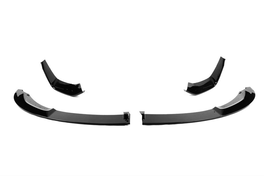 BMW 4-serie F32/F33/F36 2012–2020 Front læbespoiler DPT V-5 (til M4, blank sort) Foto 5