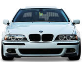 BMW 5-serie E39 1996–2003 DPT front lip-spoiler (til M5, blank sort) foto 2