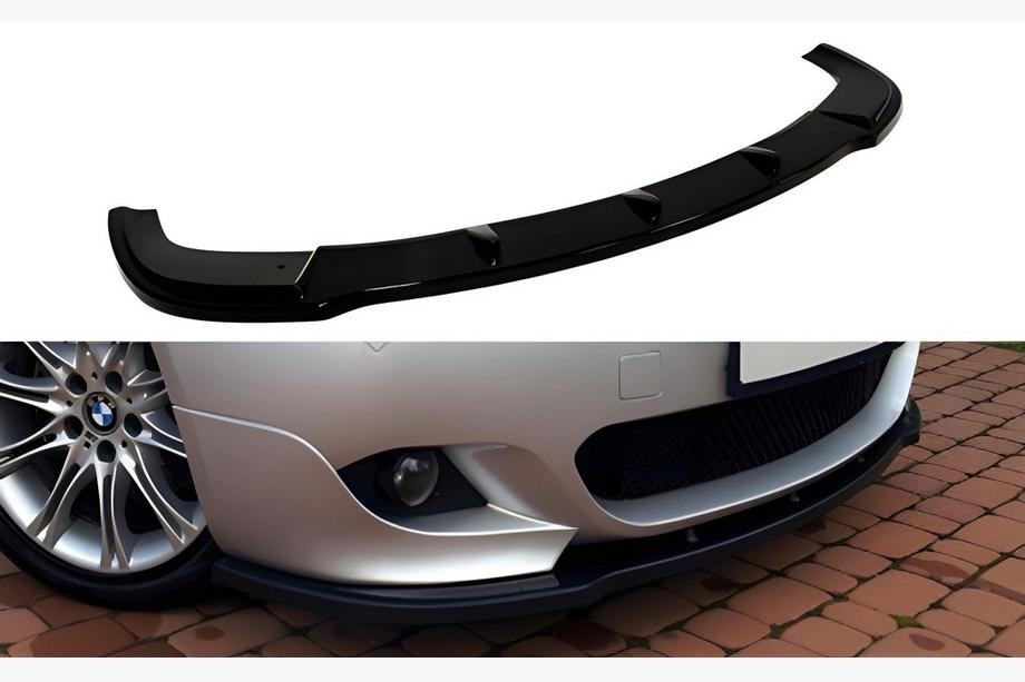 BMW 5-serie E60/E61 2003–2010 Front lip spoiler DPT (til M Technic Max Hamann blank sort) Image