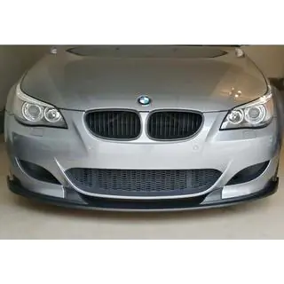 DPT front lip-spoiler (med finner, til M5 Hamann, blank sort)