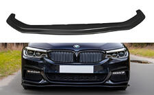 BMW 5-serie G30/G31 2017–2023 DPT V-2 front læbespoiler (2017-2020, sort højglans) foto 1
