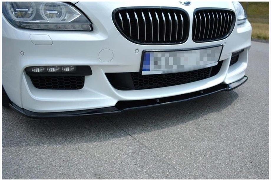BMW 6-serie F12/F13/F06 2011–2018 DPT front lip-splitter (til M Performance, sort højglans) Foto 3