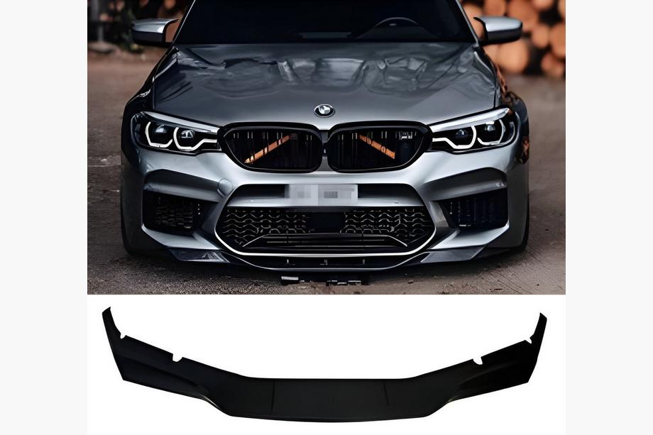 BMW 5-serie G30/G31 2017–2023 DPT front lip (til M5, 2017-2020, sort højglans) Foto 1