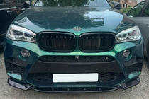 BMW X5 F15 2013–2018 Forreste lipspoiler-læbe DPT V-2 (til X5M F85, blank sort) foto 2