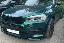 BMW X5 F15 2013–2018 Forreste lipspoiler-læbe DPT V-2 (til X5M F85, blank sort) foto 5