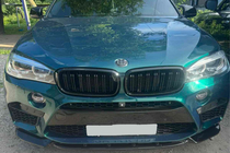 BMW X5 F15 2013–2018 Forreste lipspoiler-læbe DPT V-2 (til X5M F85, blank sort) foto 12