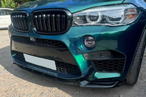BMW X5 F15 2013–2018 Forreste lipspoiler-læbe DPT V-2 (til X5M F85, blank sort) foto 6