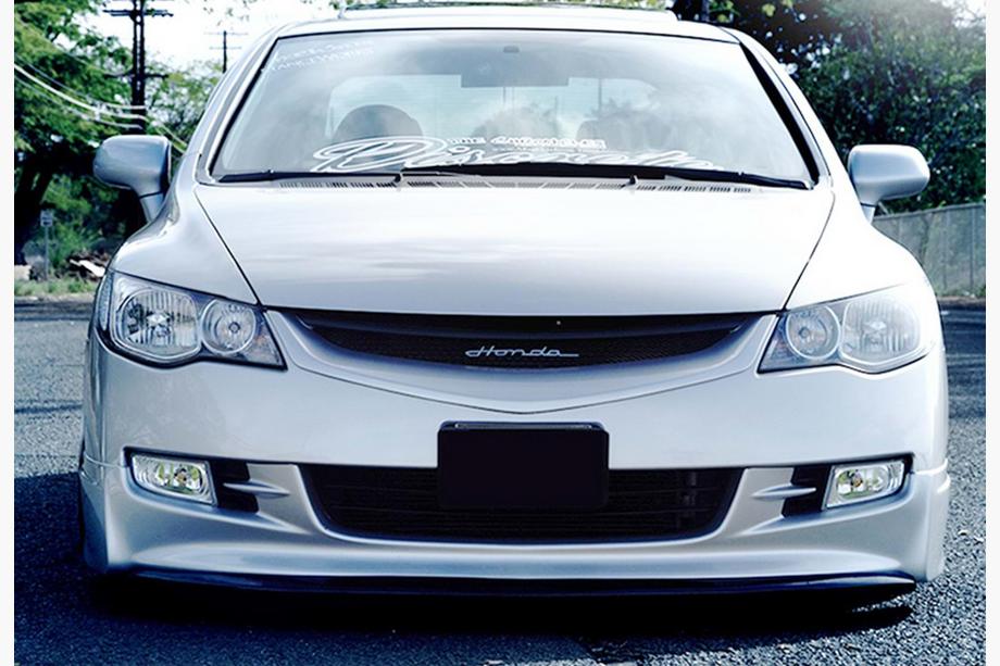 Honda Civic Sedan VIII 2006–2011 Front læbespoiler DPT (2006-2009, klar til lakering) Image