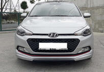 Hyundai I-20 2014–2020 DPT front kofangerlæbe (højglans sort) foto 2