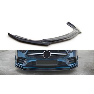 Front læbesplitter DPT V-2 (blank sort) Mercedes A-klasse W177 2018–