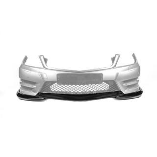 Front kofangerlæbe DPT V2 (2011-2015, blank sort) Mercedes C-class W204 2007–2015 foto 2