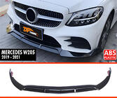Mercedes C-klasse W205 2014–2021 DPT frontlæbe til kofanger (2019-2021, kun til AMG-Line, sort højglans) foto 2