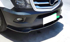 Mercedes Sprinter W906 2006–2018 DPT front kofangerlæbe (højglans sort) foto 1