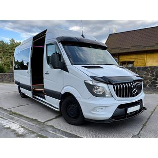 DPT front kofangerlæbe (højglans sort) Mercedes Sprinter W906 2006–2018 foto 4