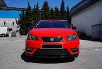 Seat Ibiza 2010–2017 Front lip spoiler DPT V-1 (sort højglans) foto 1