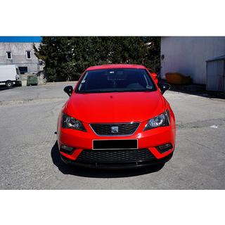Front lip spoiler DPT V-1 (sort højglans) Seat Ibiza 2010–2017 foto 3