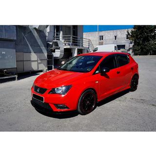Front lip spoiler DPT V-1 (sort højglans) Seat Ibiza 2010–2017 foto 2