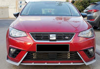 Seat Ibiza 2010–2017 Front læbesplitter DPT V-2 (blank sort) foto 3
