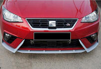Seat Ibiza 2010–2017 Front læbesplitter DPT V-2 (blank sort) foto 4