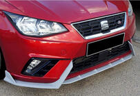 Seat Ibiza 2010–2017 Front læbesplitter DPT V-2 (blank sort) foto 1