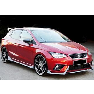 Front læbesplitter DPT V-2 (blank sort) Seat Ibiza 2010–2017 foto 2