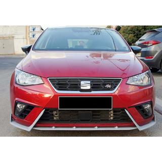 Front læbesplitter DPT V-2 (blank sort) Seat Ibiza 2010–2017 foto 3