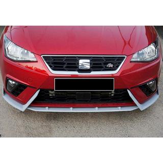 Front læbesplitter DPT V-2 (blank sort) Seat Ibiza 2010–2017 foto 4