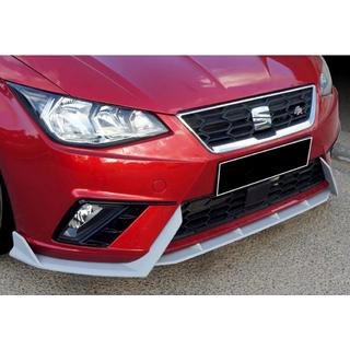 Front læbesplitter DPT V-2 (blank sort) Seat Ibiza 2010–2017 foto 1