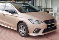 Seat Ibiza 2010–2017 DPT V-3 front lip spoiler (blank højglans) foto 2